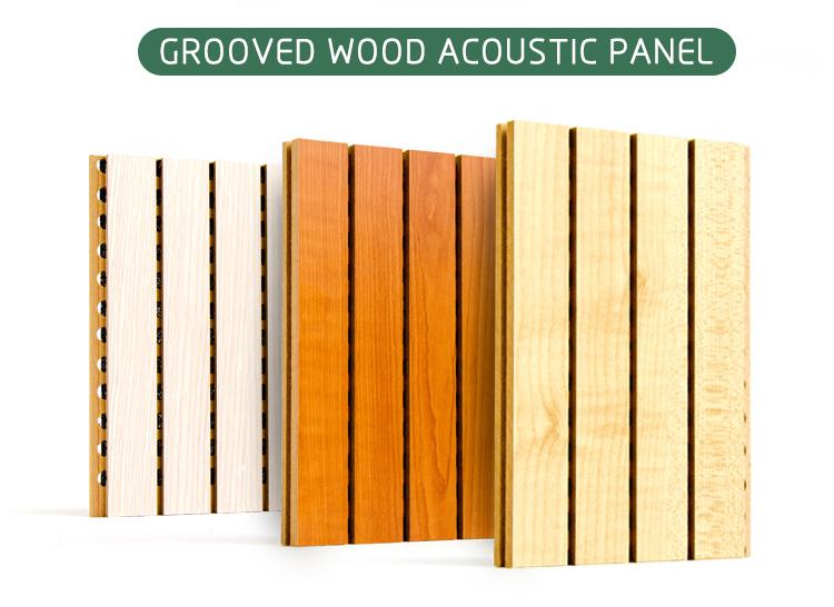 Grooved Wooden Acoustic Panel