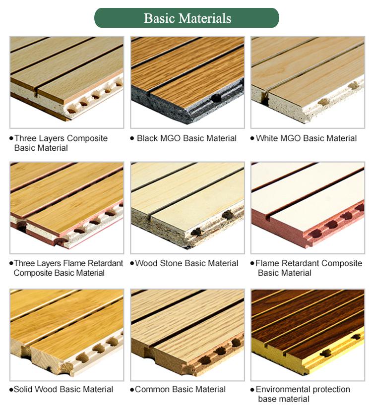Grooved Wooden Acoustic Panel