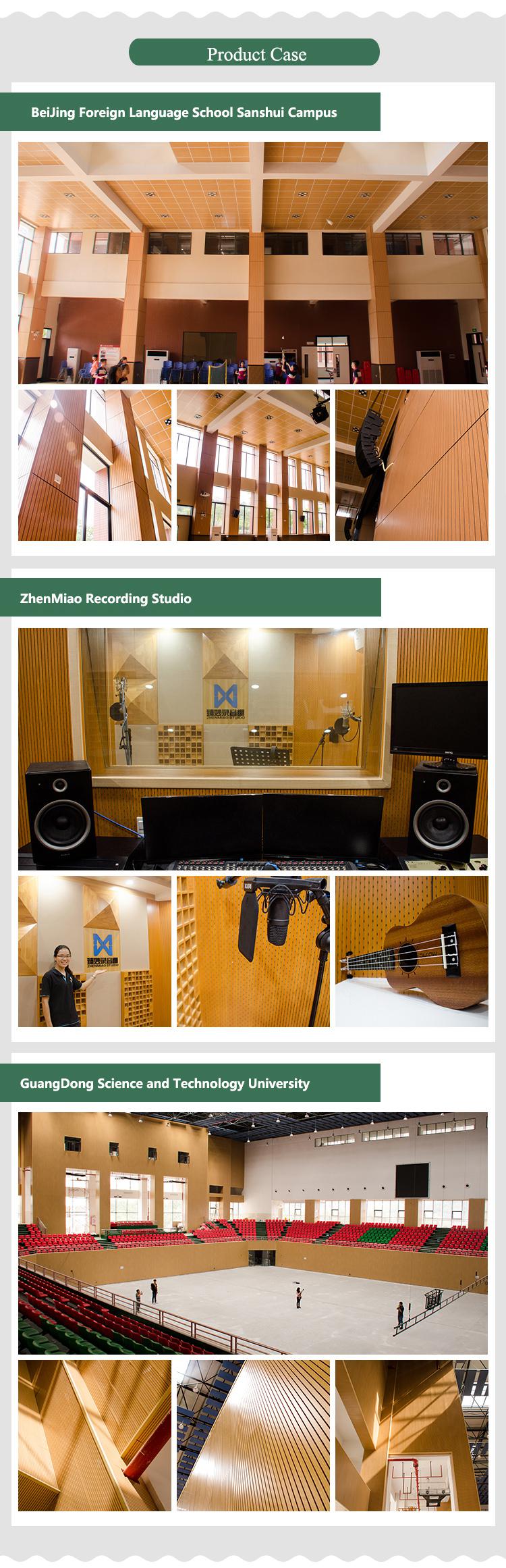Grooved Wooden Acoustic Panel