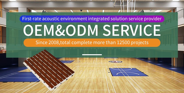 Grooved Wooden Acoustic Panel-1