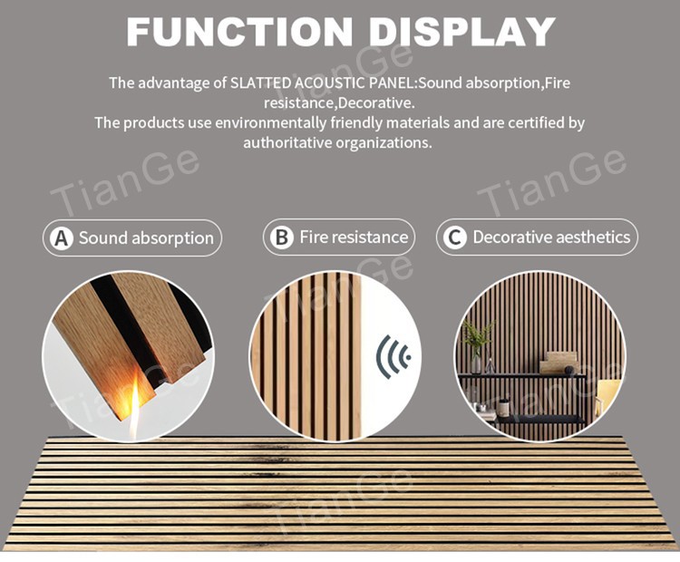 Wood Slats Wall Panels Perfect For Any Room-2