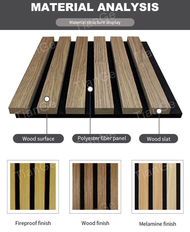 Wood Slats Wall Panels Perfect For Any Room-4
